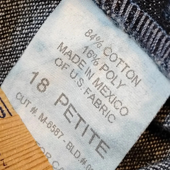 Venezia Dark Wash Straight Jeans, 18W - Picture 8 of 9